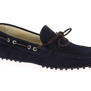 KOST TAPALO MARINE-mule navy-chaussure enfilable homme-chaussure suede-sans lacet