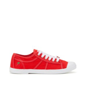 ltc basic02 rouge-chaussure femme-chaussure toile-chaussure mode-chaussure rouge-premiumsaumur-shoes