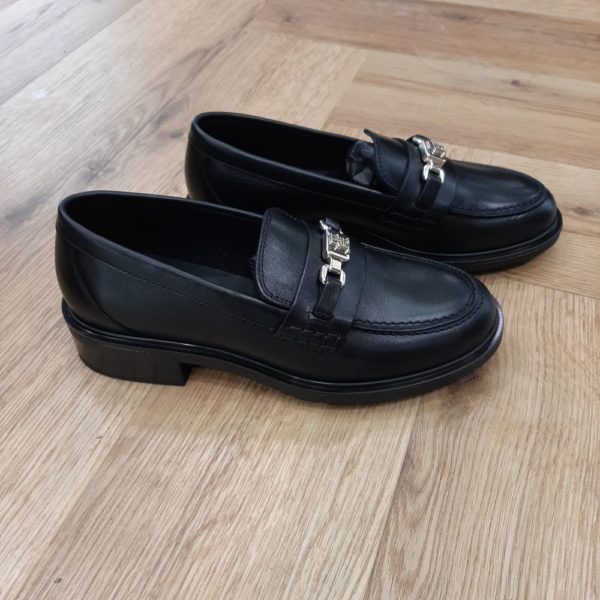 Tommy Hilfiger Hardware Loafer-MOCASSINS EN CUIR À CHAÎNE-fw0fw07765