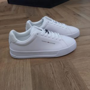 Tommy Court Leather White-Tommy Hilfiger COURT - Baskets basses