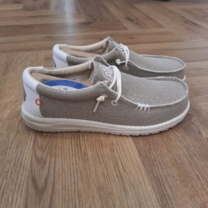 Wally Braided Off White-chaussures hey dude