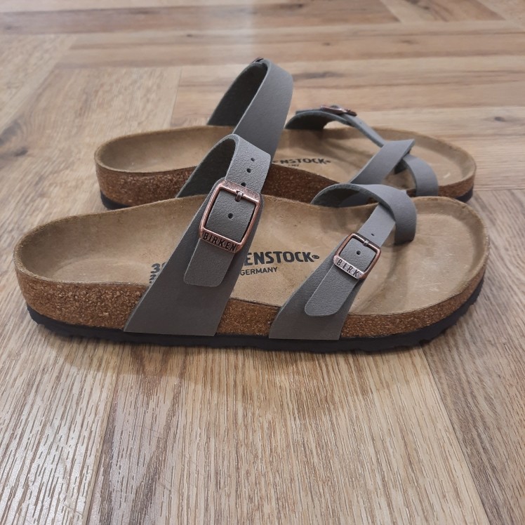Birkenstock Mayari Stone-sandale birkenstock entre doigt mayari pour femme