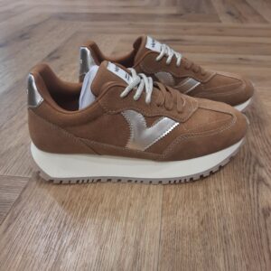 Victoria Viento Cuero-Sneakers pour femme avec semelle crantée