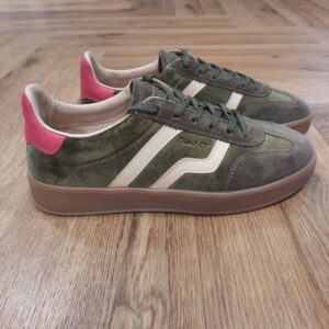Gant Cuzima Velours Kaki-baskets gant cuzima vert et rose pour femme