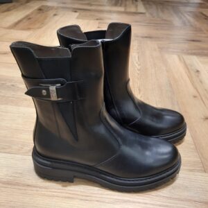 Chelsea Femme en Cuirbottines chelsea en black nero giardini