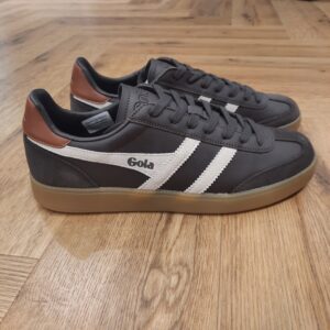 gola viper cuir pour homme en marron-Gola Viper Brown